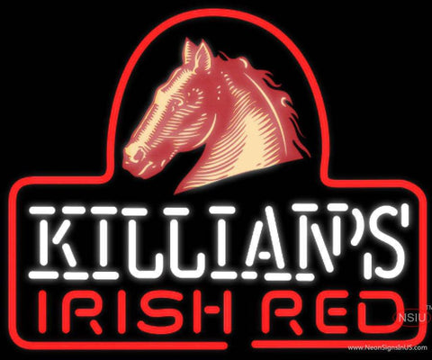 George Killians Irish Red Horse Head Neon Beer Sign 
