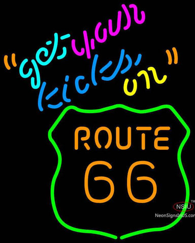 Get Your Kicks on Route  Neon Sign 
