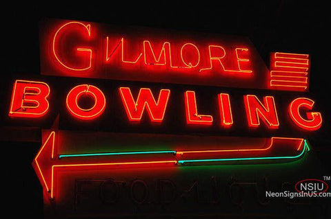 Gilmore Bowling Gasoline Neon Sign 