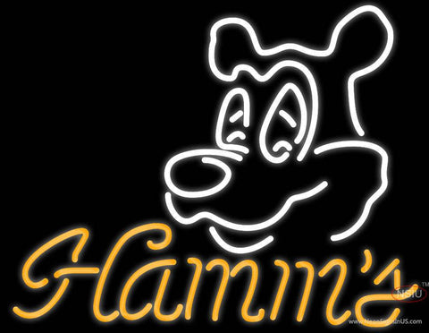 Hamms Bear Neon Beer Sign 