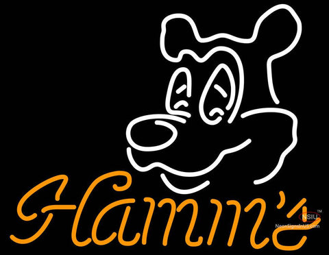 Hamms Bear Neon Beer Sign 