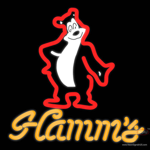 Hamms Red Neon Beer Sign x 