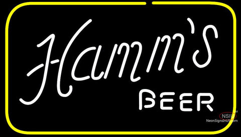 Hamms Square Neon Beer Sign 