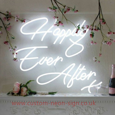Happily Ever After X Wedding Home Deco Neon Sign 