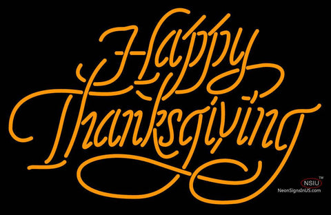 Happy Thanks Giving Neon Sign