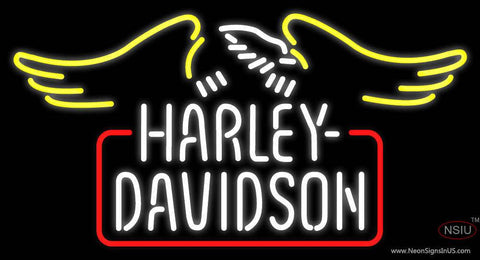 Harley Davidson Logo Real Neon Glass Tube Neon Sign 