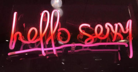 Hello Sexy Handmade Art Neon Signs 