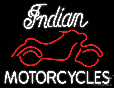 Indian Motorcycles Real Neon Glass Tube Neon Sign 