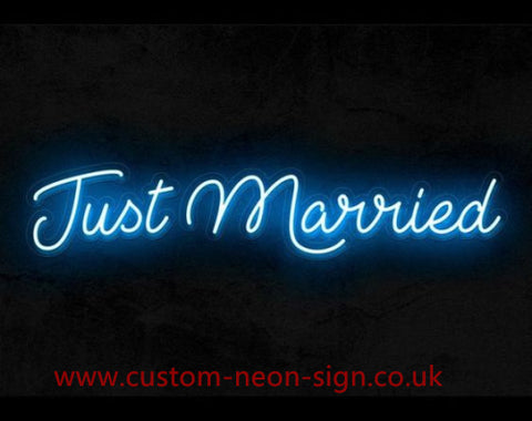 Just Marrived Wedding Home Deco Neon Sign 