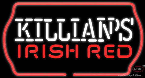 Killians Irish Red Text Neon Beer Sign 