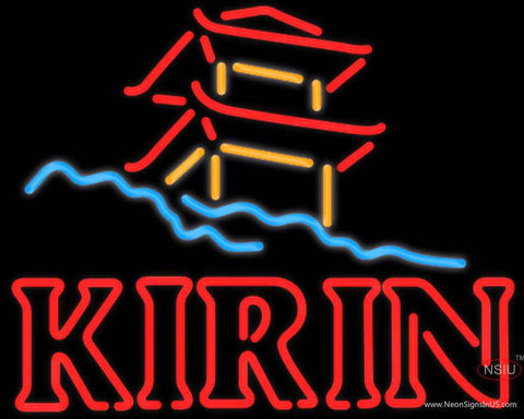 Kirin Japanese Pagoda Neon Beer Sign 