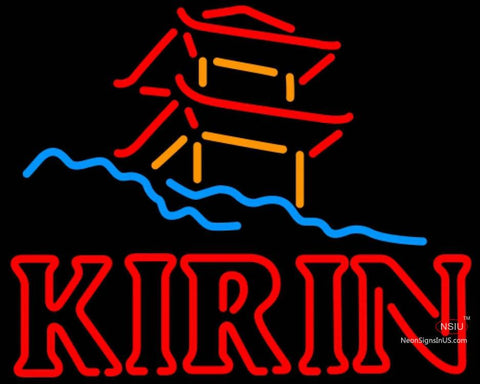 Kirin Japanese Pagoda Neon Beer Sign 