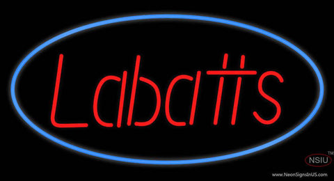 Labatts Oval Real Neon Glass Tube Neon Sign 
