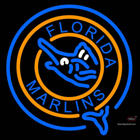 Miami Marlins Alternate Logo MLB Neon Sign x