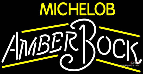 Michelob Amber Bock Neon Beer Sign