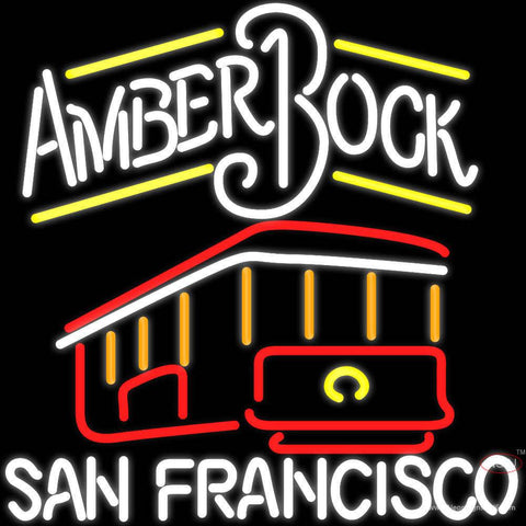 Michelob Amber Bock San Francisco Neon Beer Sign 