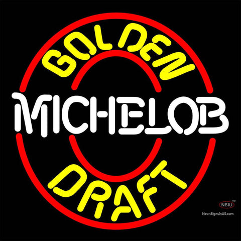 Michelob Golden Draft Neon Beer Sign x 