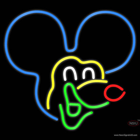 Mickey Mouse Real Neon Glass Tube Neon Sign 
