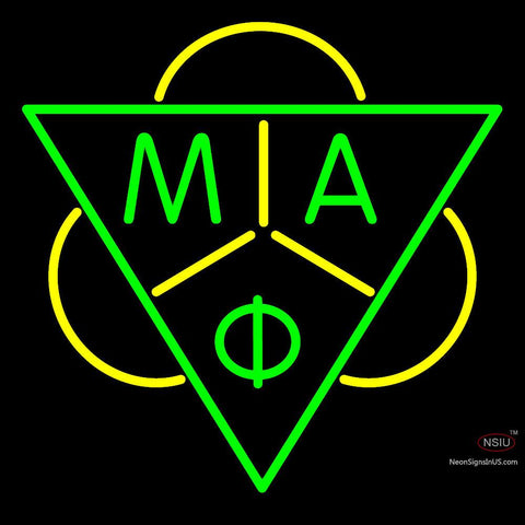 Mu Alpha Phi Logo Neon Sign