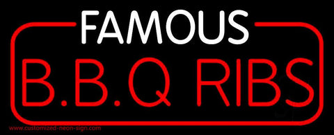 Famous BBQ Ribs Neon Sign 