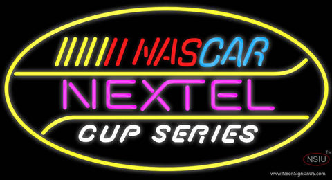 Nascar Nextel Cup Series Real Neon Glass Tube Neon Sign 