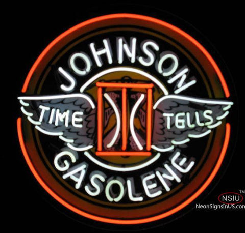 Johnson Gasoline Neon Sign