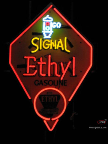 Signal Ethyl Gasoline Neon Sign 