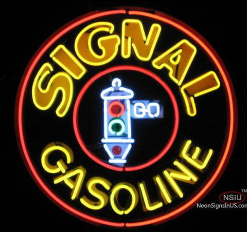 Signal Gasoline Neon Sign