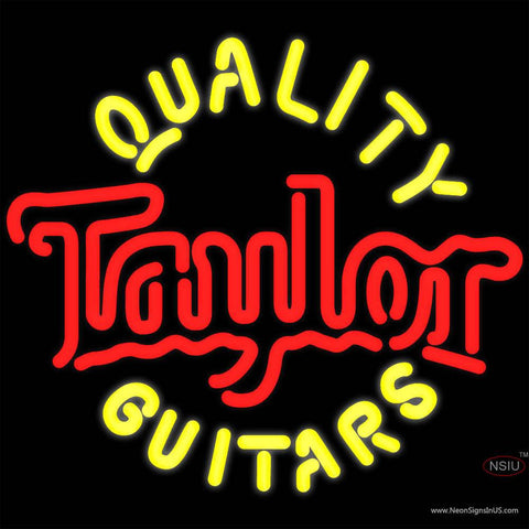 Taylor Quality Guitars Real Neon Glass Tube Neon Sign 