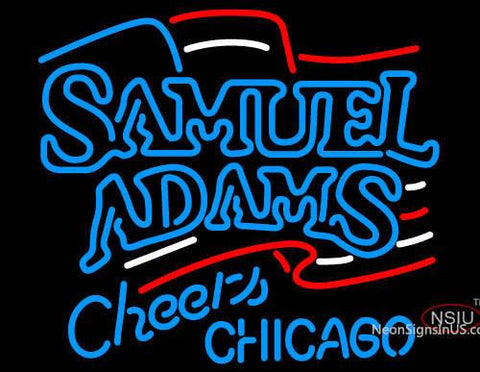 Samuel Adams Cheers Chicago Neon Beer Sign 