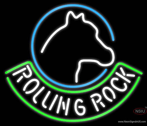 Neon Rolling Rock Beer Sign