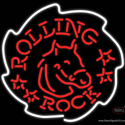 Neon Rolling Rock Beer Sign x 