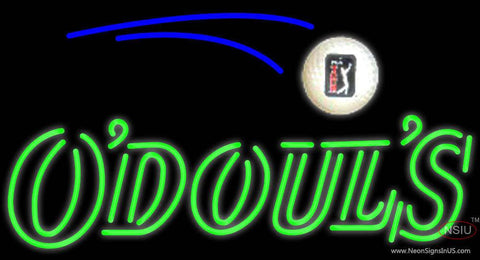 Odouls Pga Neon Beer Sign 