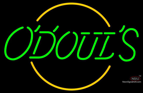 Odouls Round Neon Beer Sign 