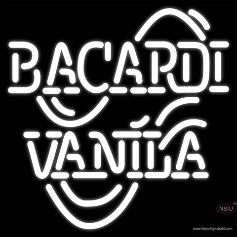 Bacardi Vanila Real Neon Glass Tube Neon Sign