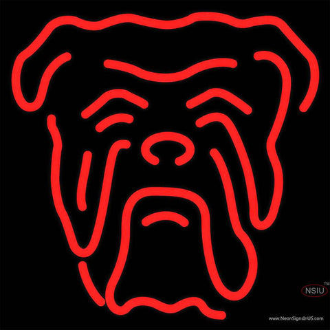 Red Dog Head Neon Beer Sign 