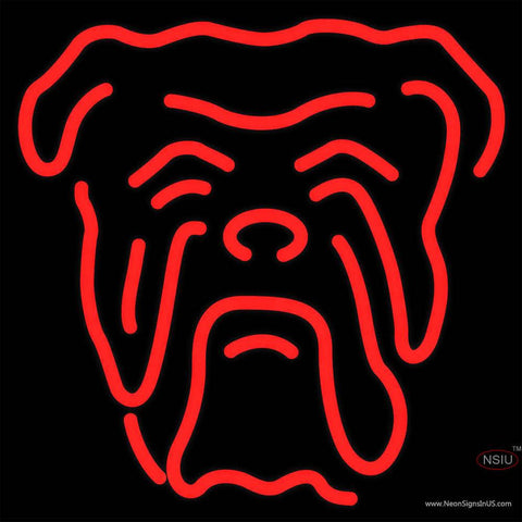 Red Dog Head Neon Beer Sign