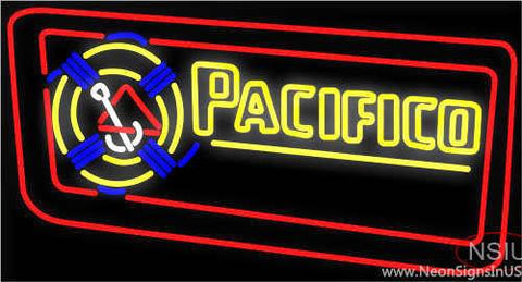 Pacifico Rope Inlaid Neon Beer Sign 