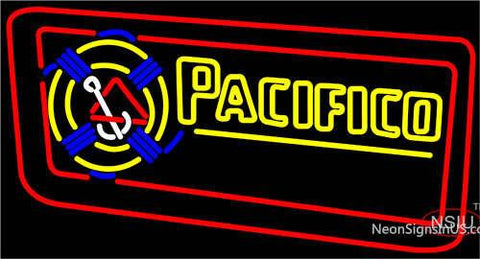Pacifico Rope Inlaid Neon Beer Sign 