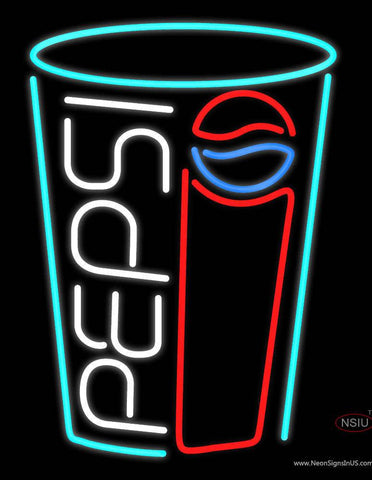 Pepsi Glass Real Neon Glass Tube Neon Sign 