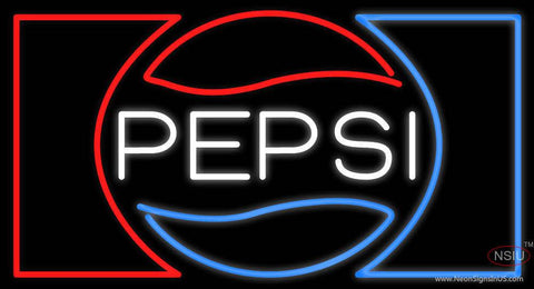 Pepsi Logo Real Neon Glass Tube Neon Sign 