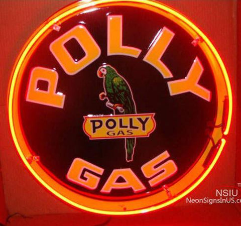 Polly Gasoline Neon Sign