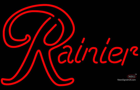 Rainier Red Neon Beer Sign 