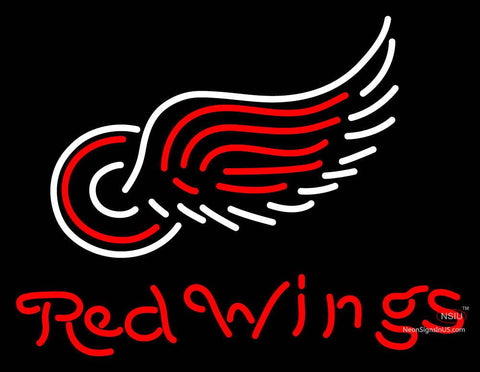Red Wings Detroit Neon Sign 