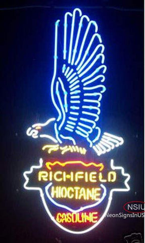 Richfield Hi Octane Gasoline Neon Sign 