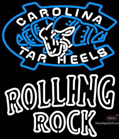 Rolling Rock Double Line Unc North Carolina Tar Heels MLB Neon sign  