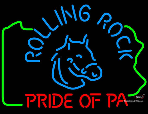 Rolling Rock Pride Of Pa Neon Beer Sign