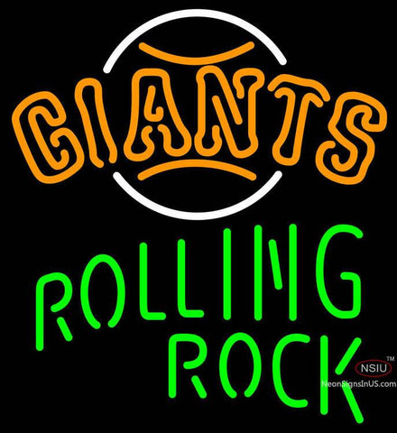 Rolling Rock Single Line San Francisco Giants MLB Neon Sign   