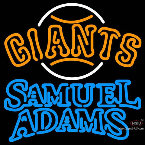 Samual Adams Double Line San Francisco Giants MLB Neon Sign   