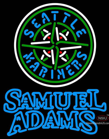 Samual Adams Double Line Seattle Mariners MLB Neon Sign   